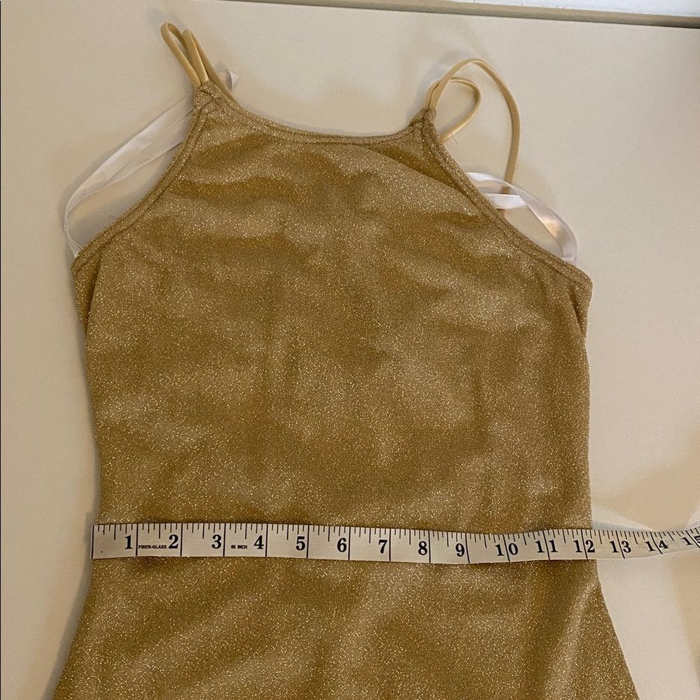 Vintage 80's / 90's Roberta Gold Maxi Dress Size Small - Picture 12 of 16